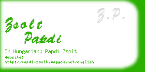 zsolt papdi business card